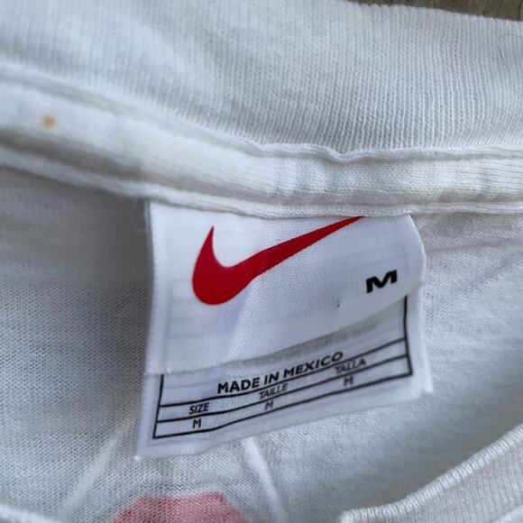 Nike Ohio State T-Shirt Y2K Vintage 1999 Just Do It Graphic Medium White Buckeye - Picture 8 of 9